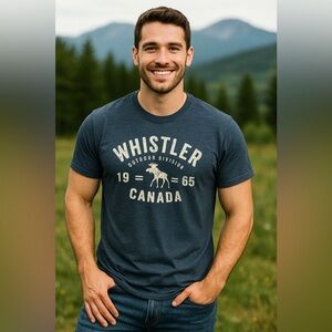 Whistler Canada 1965 Outdoor Division Graphic Tee Men’s XL